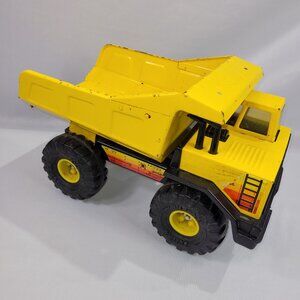 Mighty Tonka 17" Vintage Yellow Metal Dump Truck Construction Vehicle